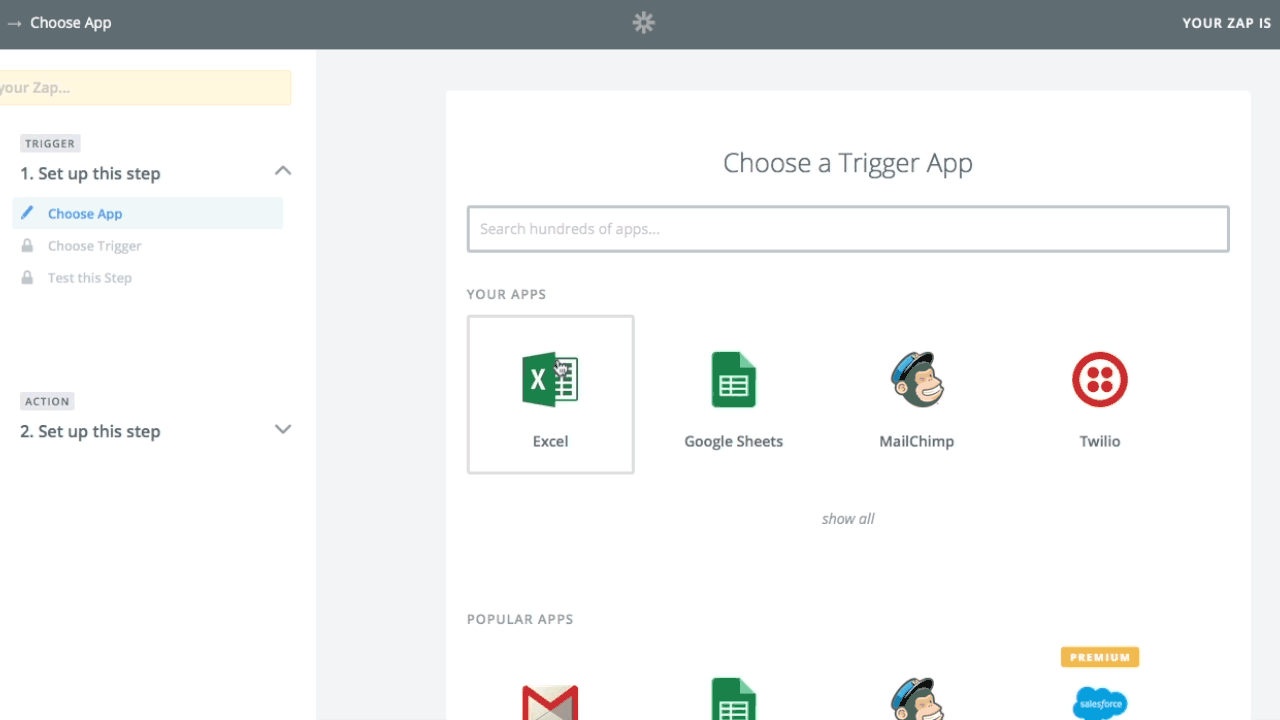mass notification service - create trigger